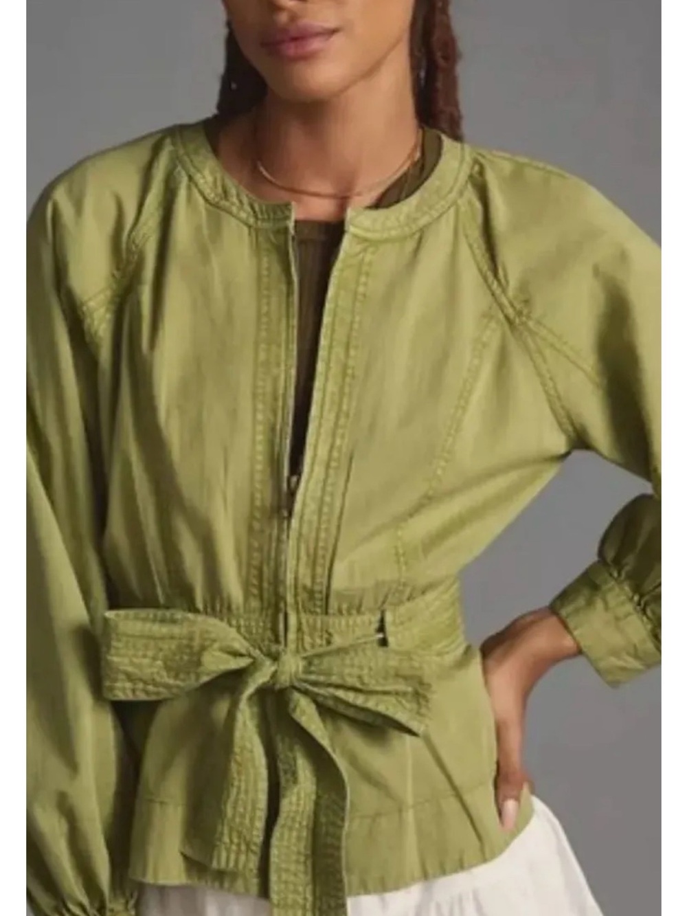 NWT Anthropologie Belted Utility Jacket